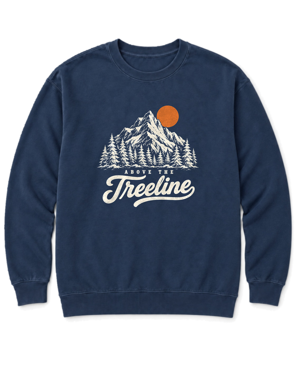 Above the Treeline Sweatshirt - True Navy