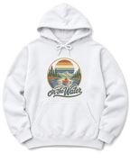 Out on the Water Hoodie - White