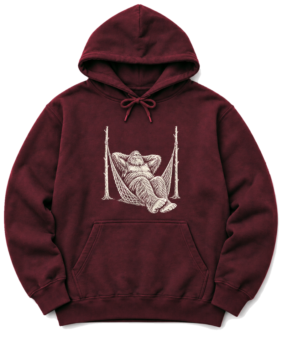 Bigfoot Hammock Hoodie - Maroon