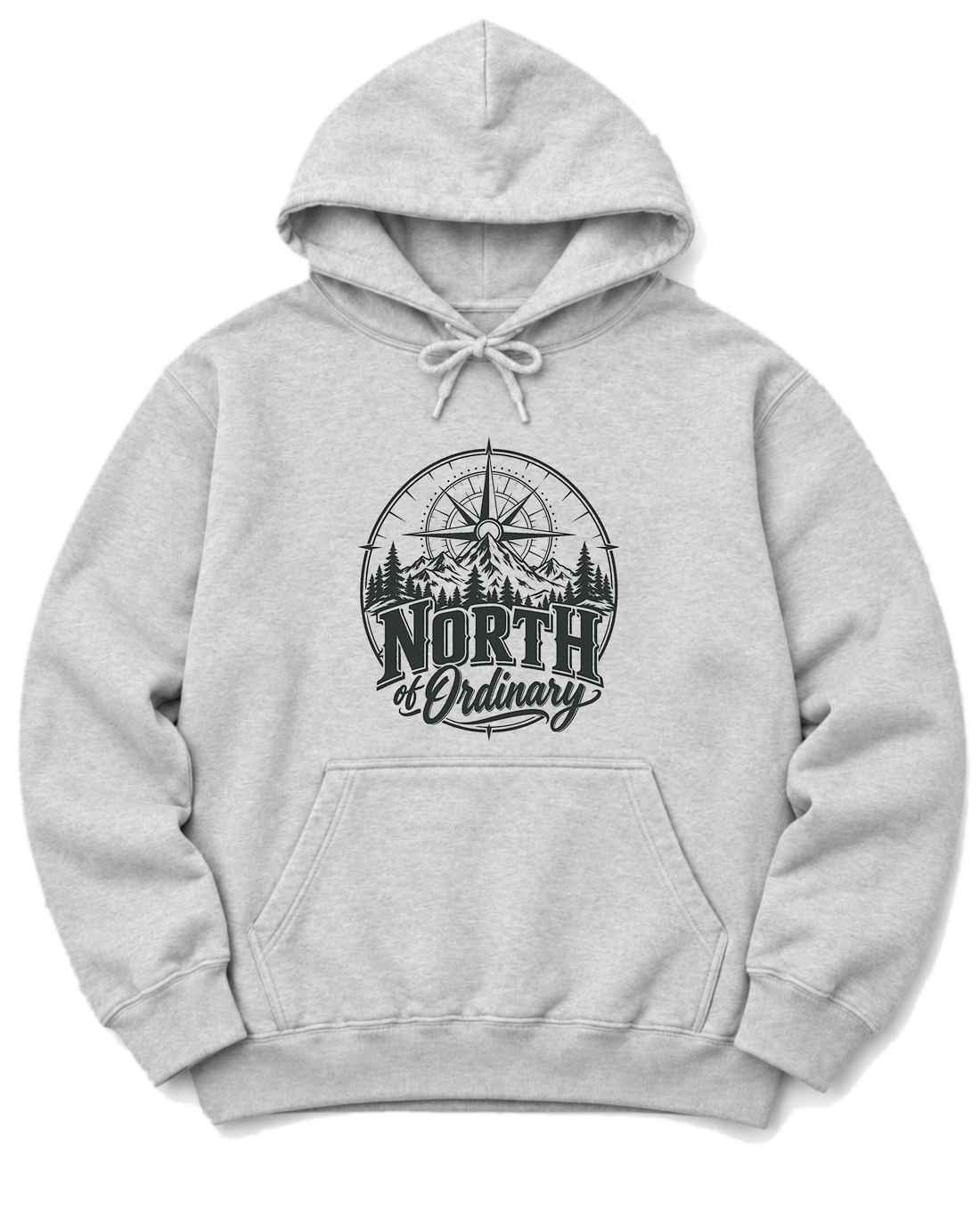 North of Ordinary Hoodie - Ash
