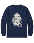 Trail Mix Bandit Long Sleeve Shirt - Navy