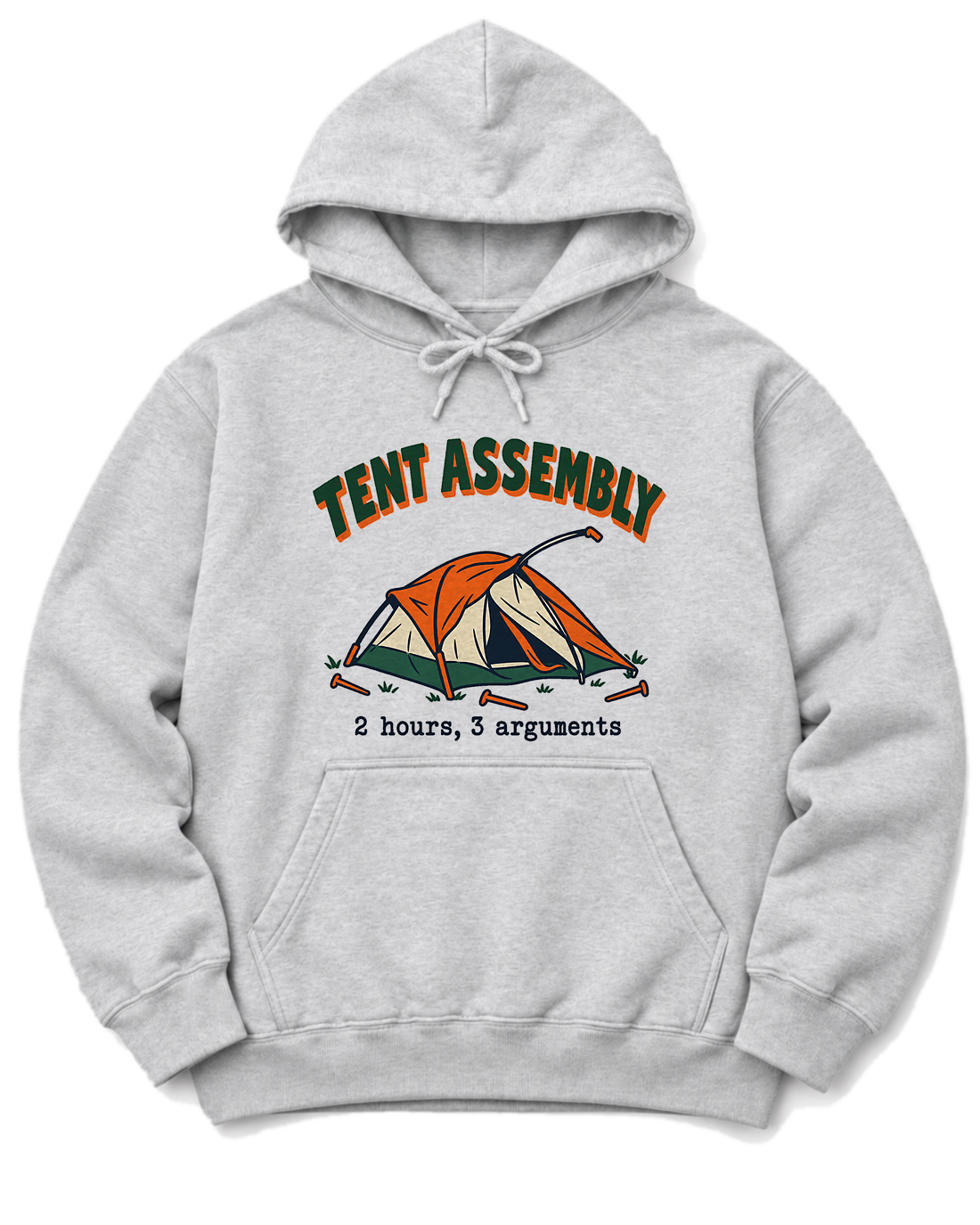 Tent Assembly Hoodie - Ash