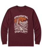Appalachian Trail Long Sleeve Shirt - Maroon