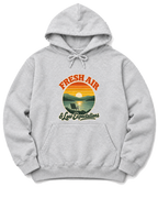 Fresh Air & Low Expectations Hoodie - Ash