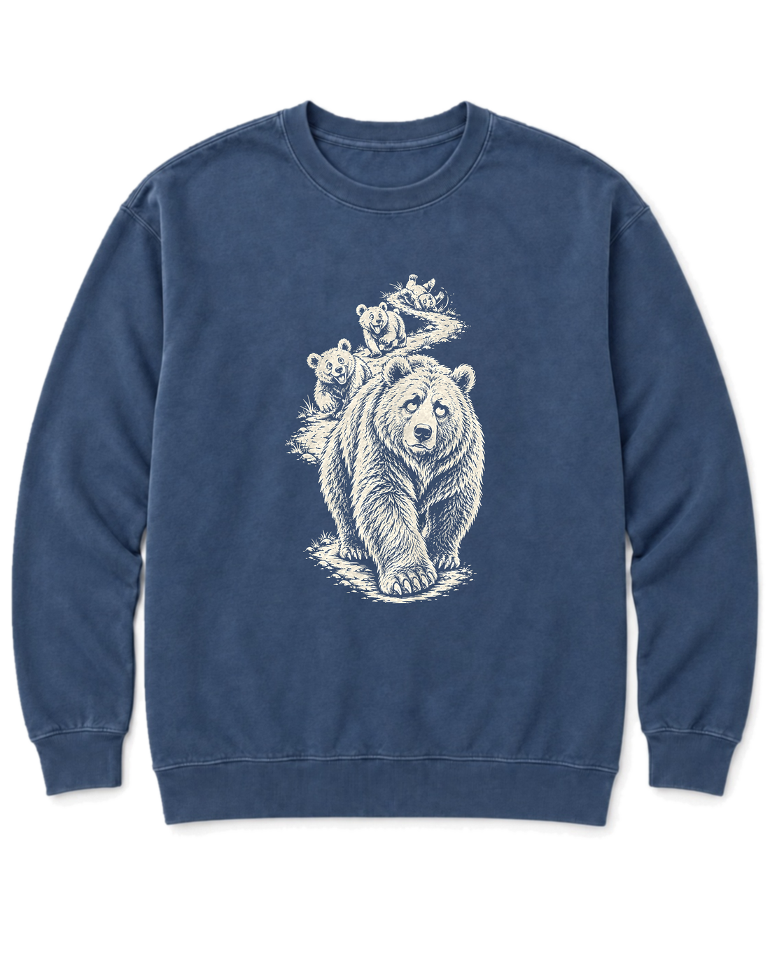 Mama Bear Hike Sweatshirt - Denim