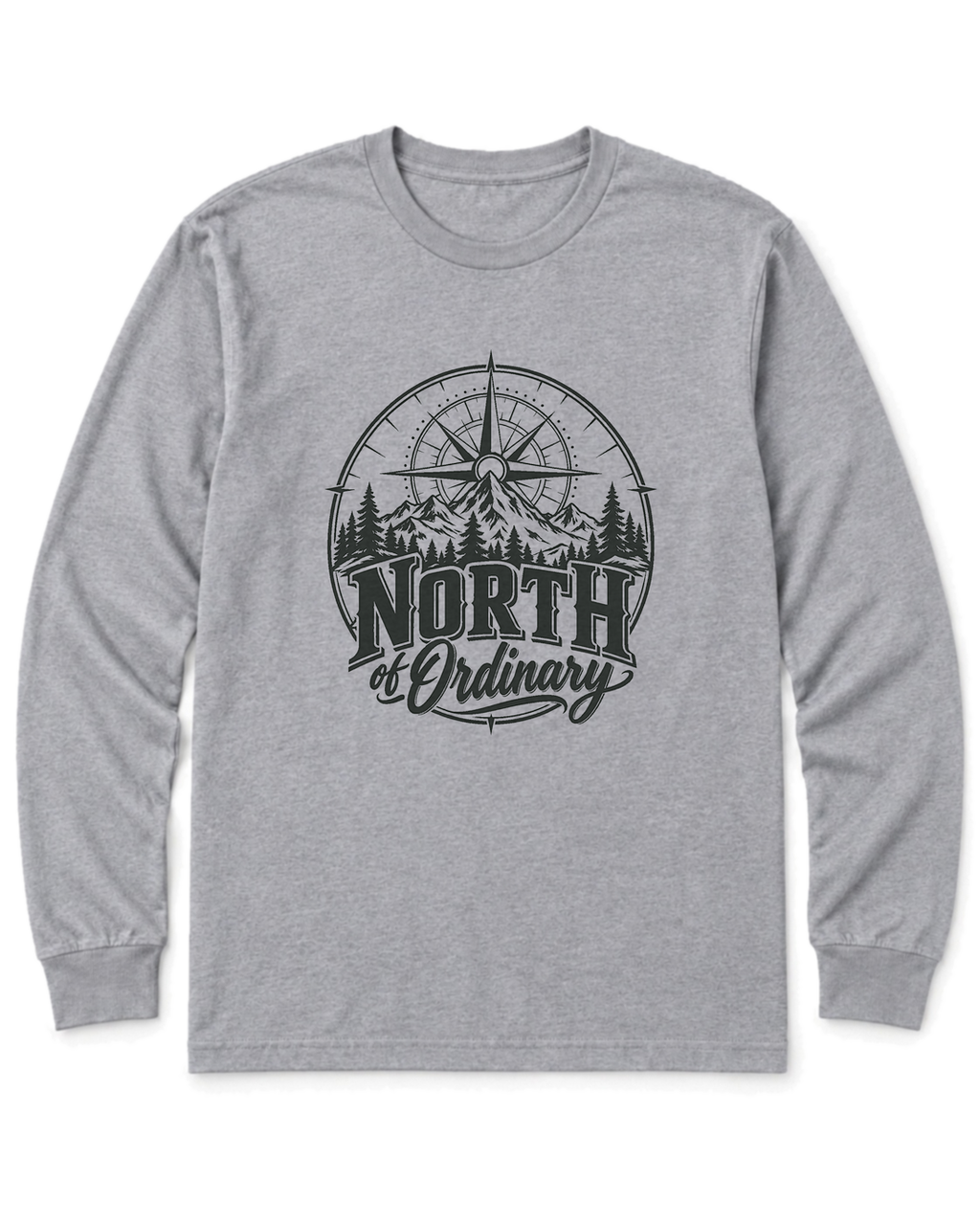 North of Ordinary Long Sleeve Shirt - Sport Grey