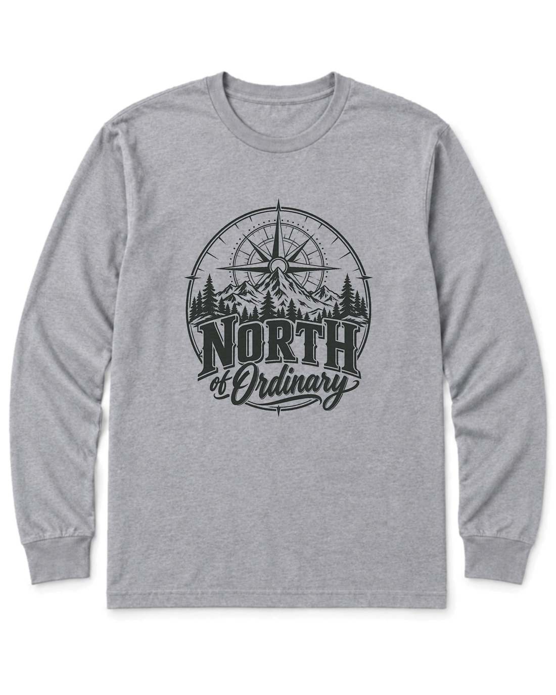 North of Ordinary Long Sleeve Shirt - Sport Grey