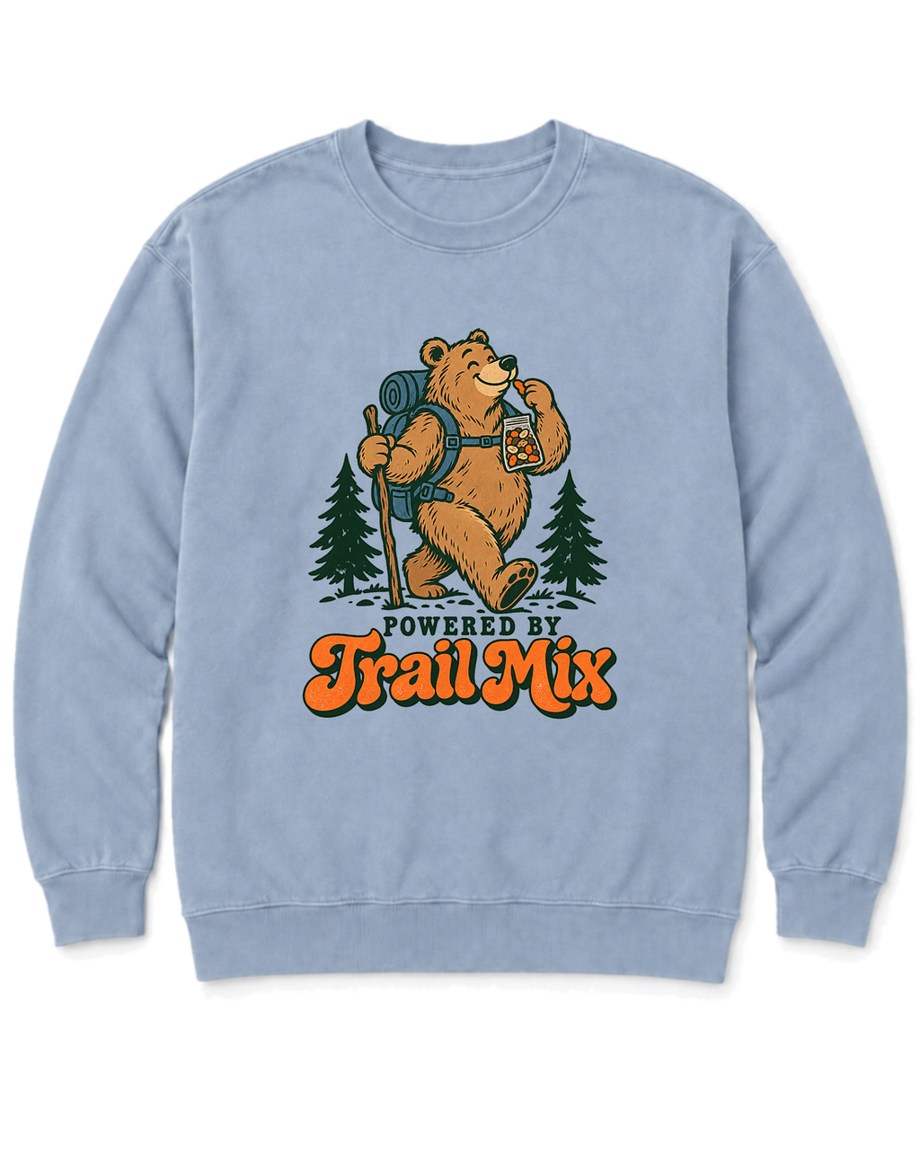 Powered by Trail Mix Sweatshirt - Chambray