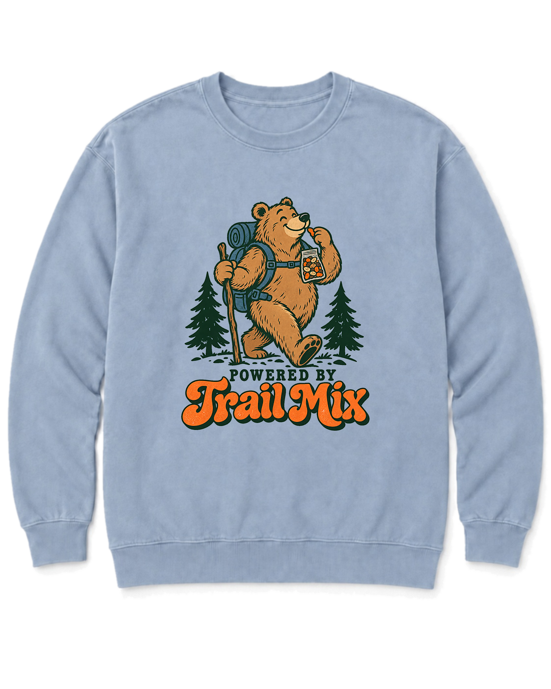 Powered by Trail Mix Sweatshirt - Chambray