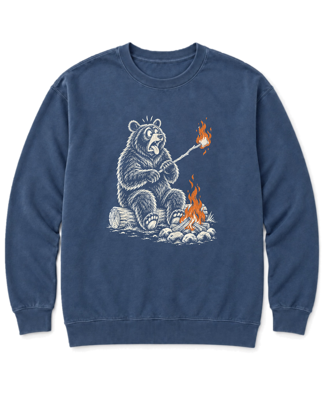 Marshmallow Meltdown Sweatshirt - Denim