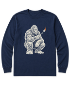 Bigfoot S'mores Long Sleeve Shirt - Navy