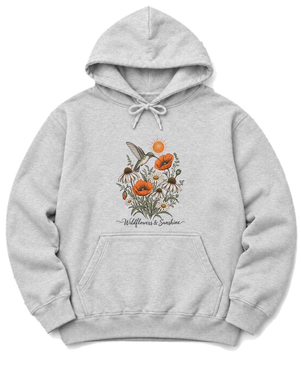 Wildflowers & Sunshine Hoodie - Ash