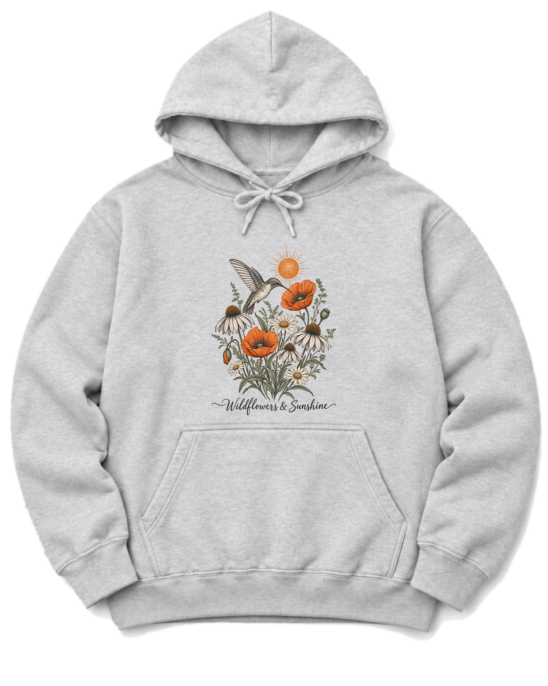 Wildflowers & Sunshine Hoodie - Ash