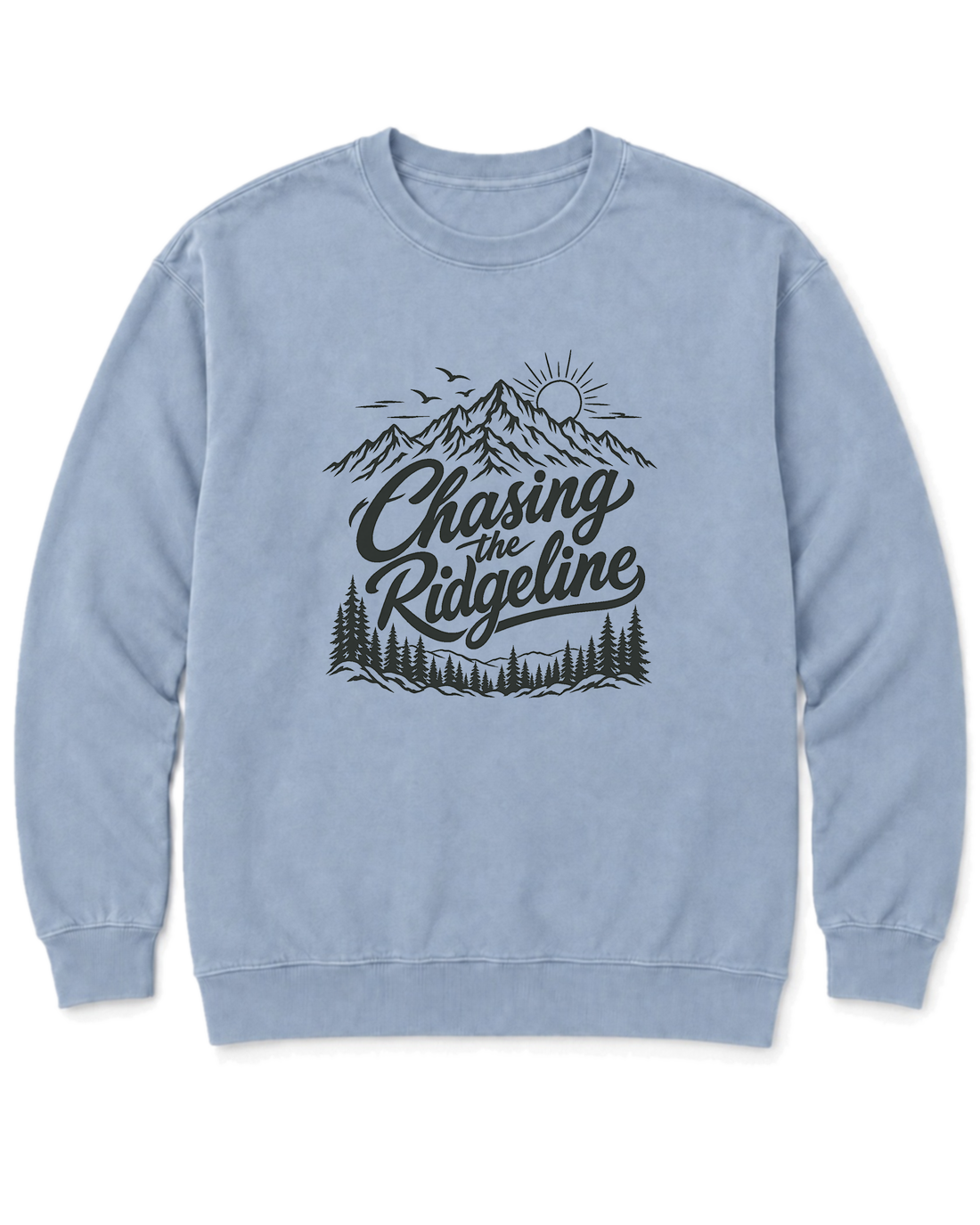Chasing the Ridgeline Sweatshirt - Chambray