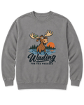 Wading for the Weekend Sweatshirt - Grey