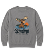 Wading for the Weekend Sweatshirt - Grey