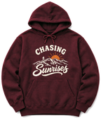 Chasing Sunrises Hoodie - Maroon