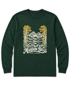 Maroon Bells Long Sleeve Shirt - Forest Green