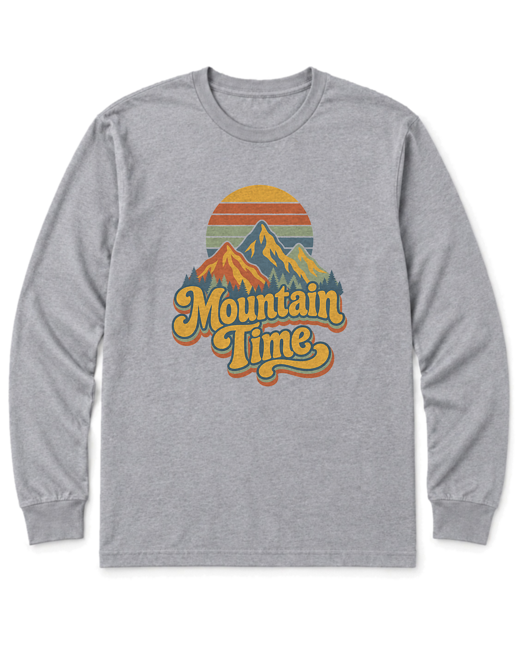 Mountain Time Long Sleeve Shirt - Sport Grey