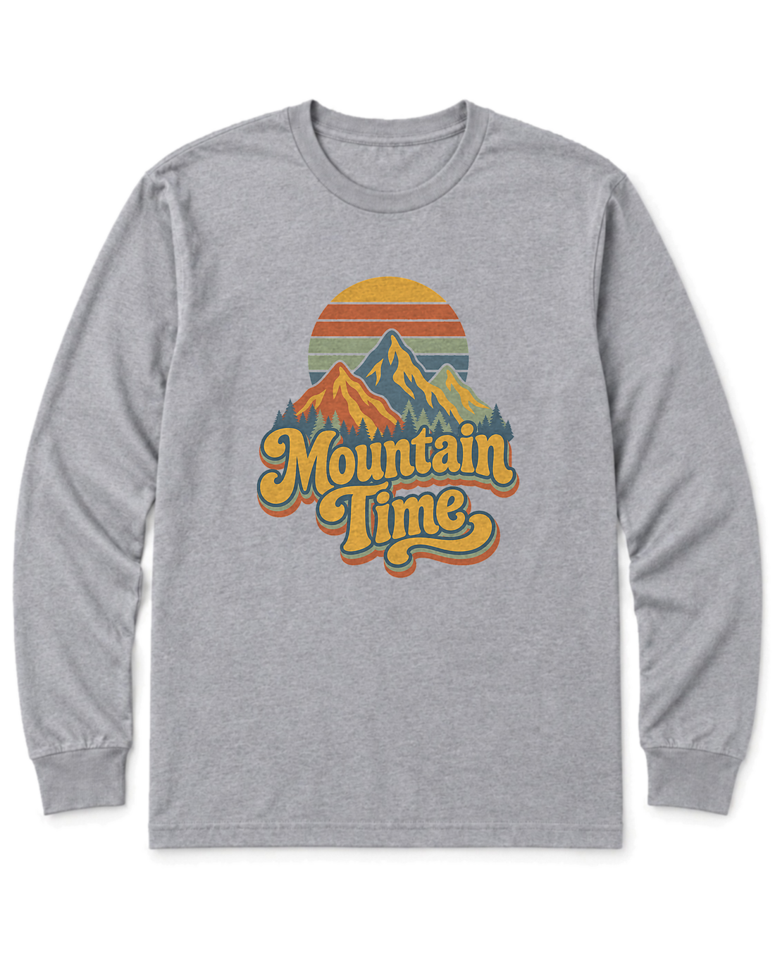 Mountain Time Long Sleeve Shirt - Sport Grey