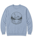 The Lake Keeps Late Hours Sweatshirt - Chambray