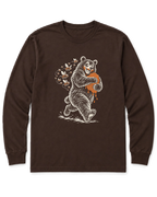 Honey Heist Long Sleeve Shirt - Dark Chocolate