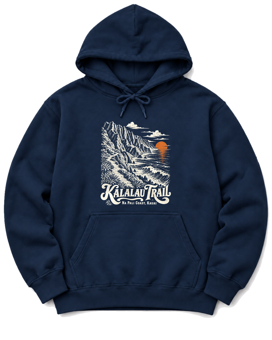 Kalalau Trail Hoodie - Navy