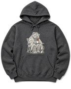 Not a Morning Bear Hoodie - Dark Heather