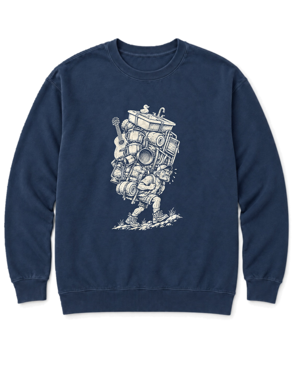 Overpacked Hiker Sweatshirt - True Navy