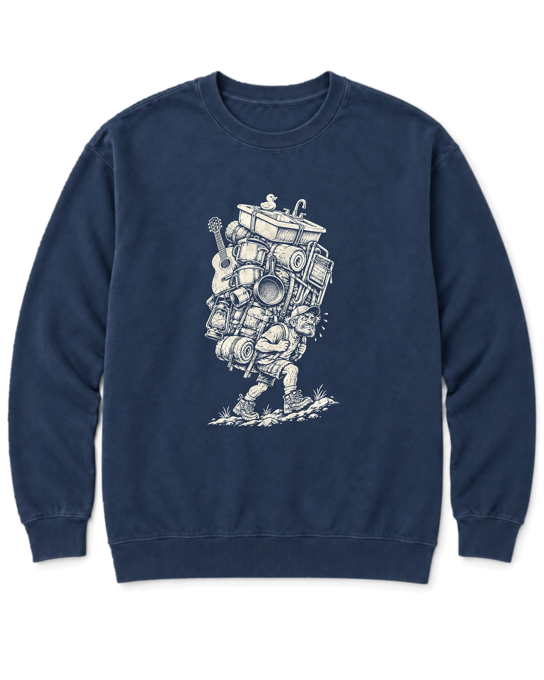 Overpacked Hiker Sweatshirt - True Navy