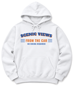 Scenic Views from the Car Hoodie - White