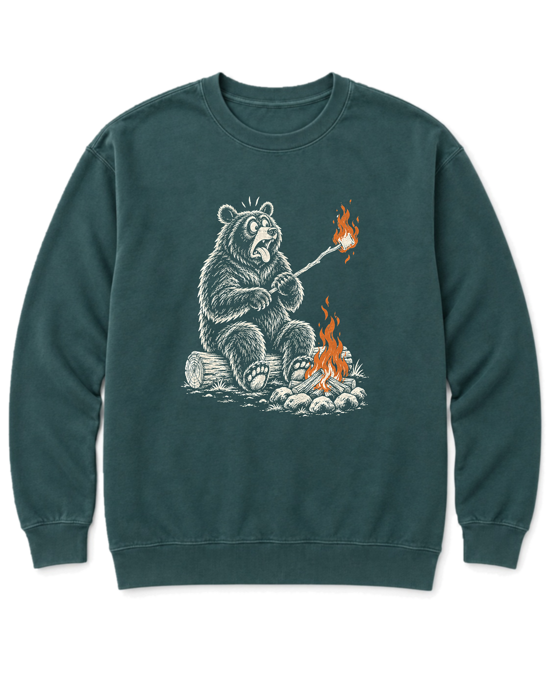 Marshmallow Meltdown Sweatshirt - Blue Spruce