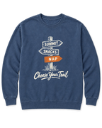 Choose Your Trail Sweatshirt - Denim