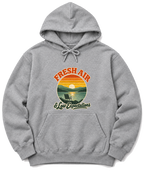 Fresh Air & Low Expectations Hoodie - Sport Grey