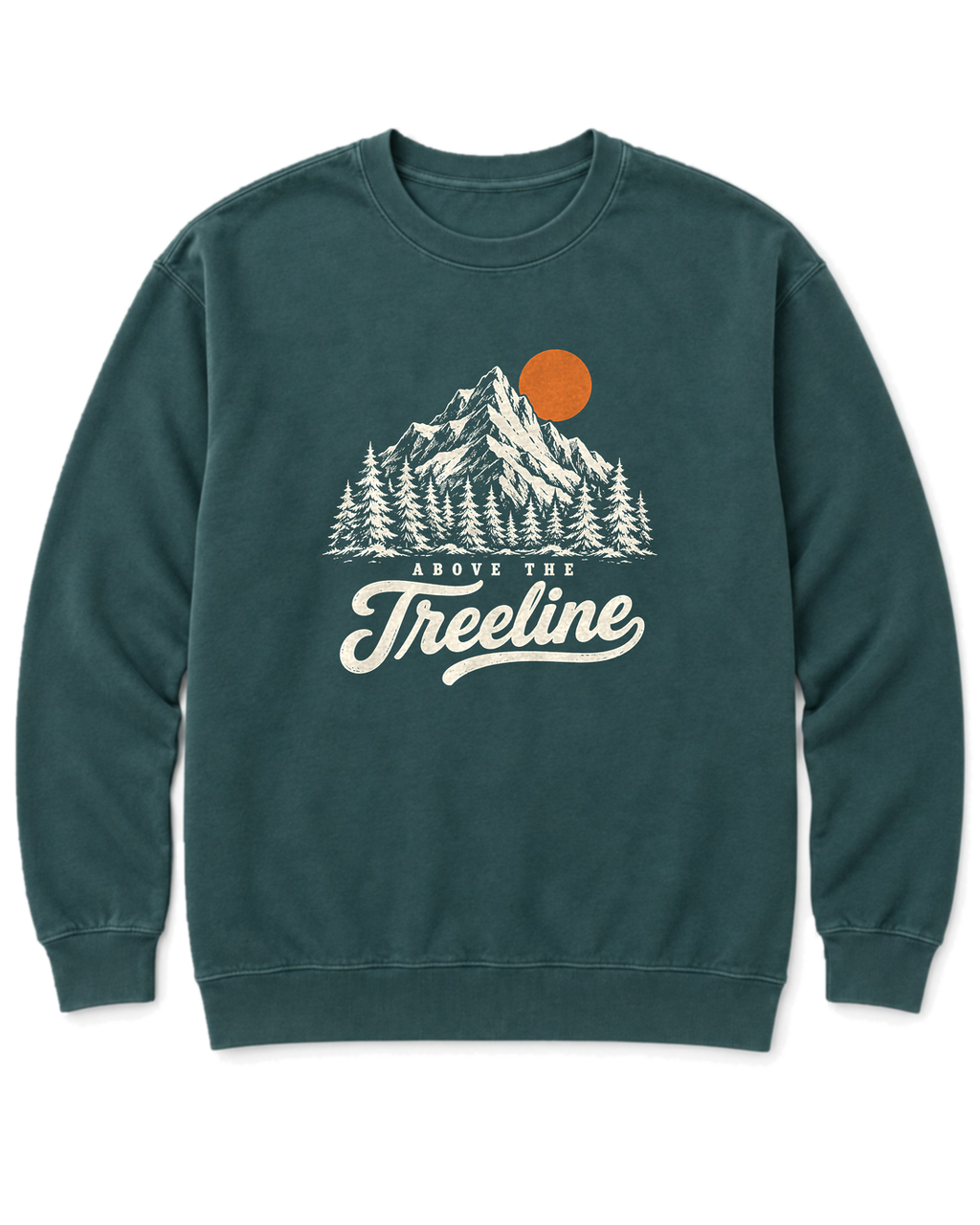 Above the Treeline Sweatshirt - Blue Spruce