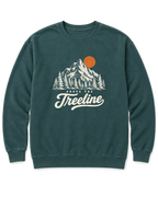 Above the Treeline Sweatshirt - Blue Spruce