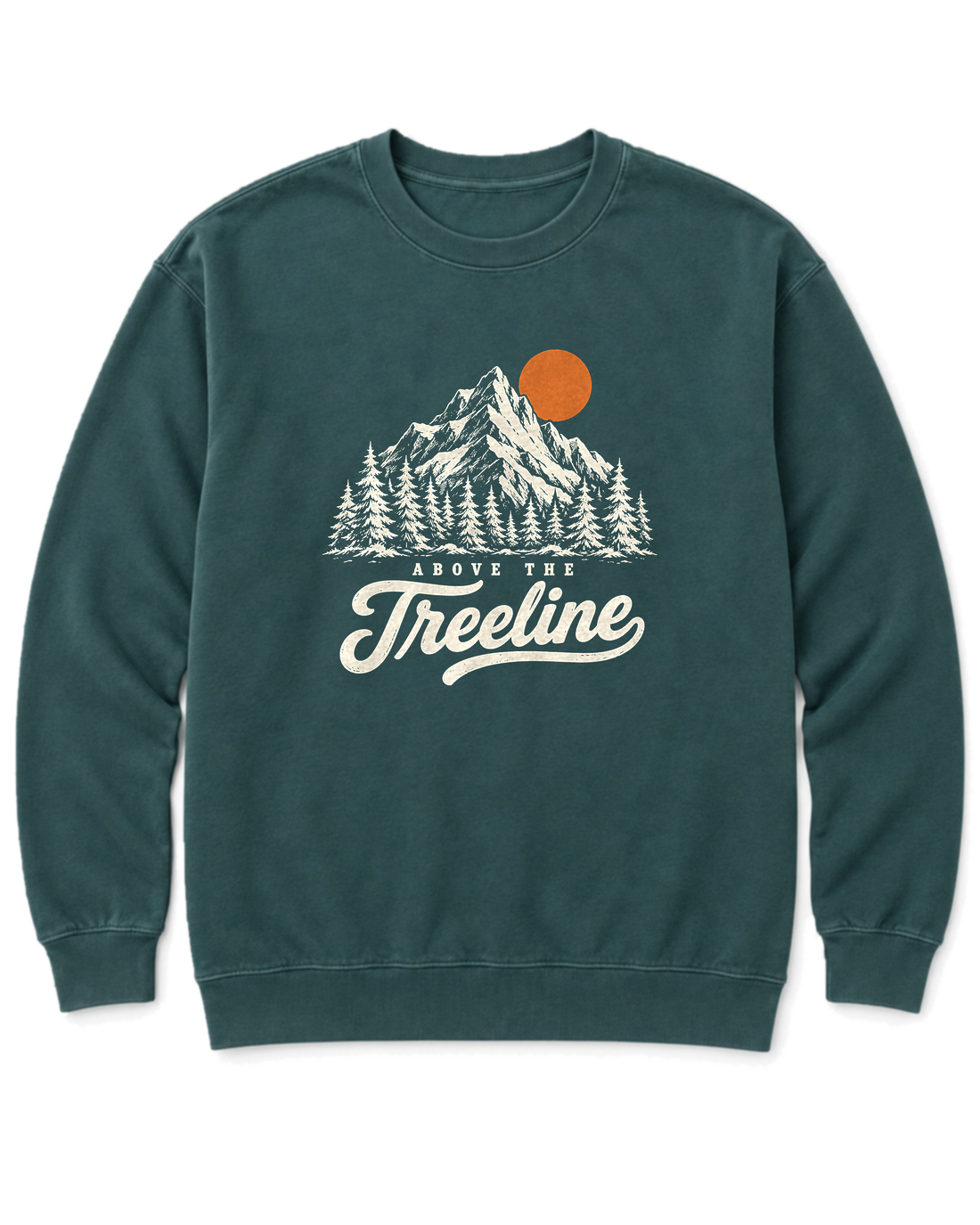 Above the Treeline Sweatshirt - Blue Spruce