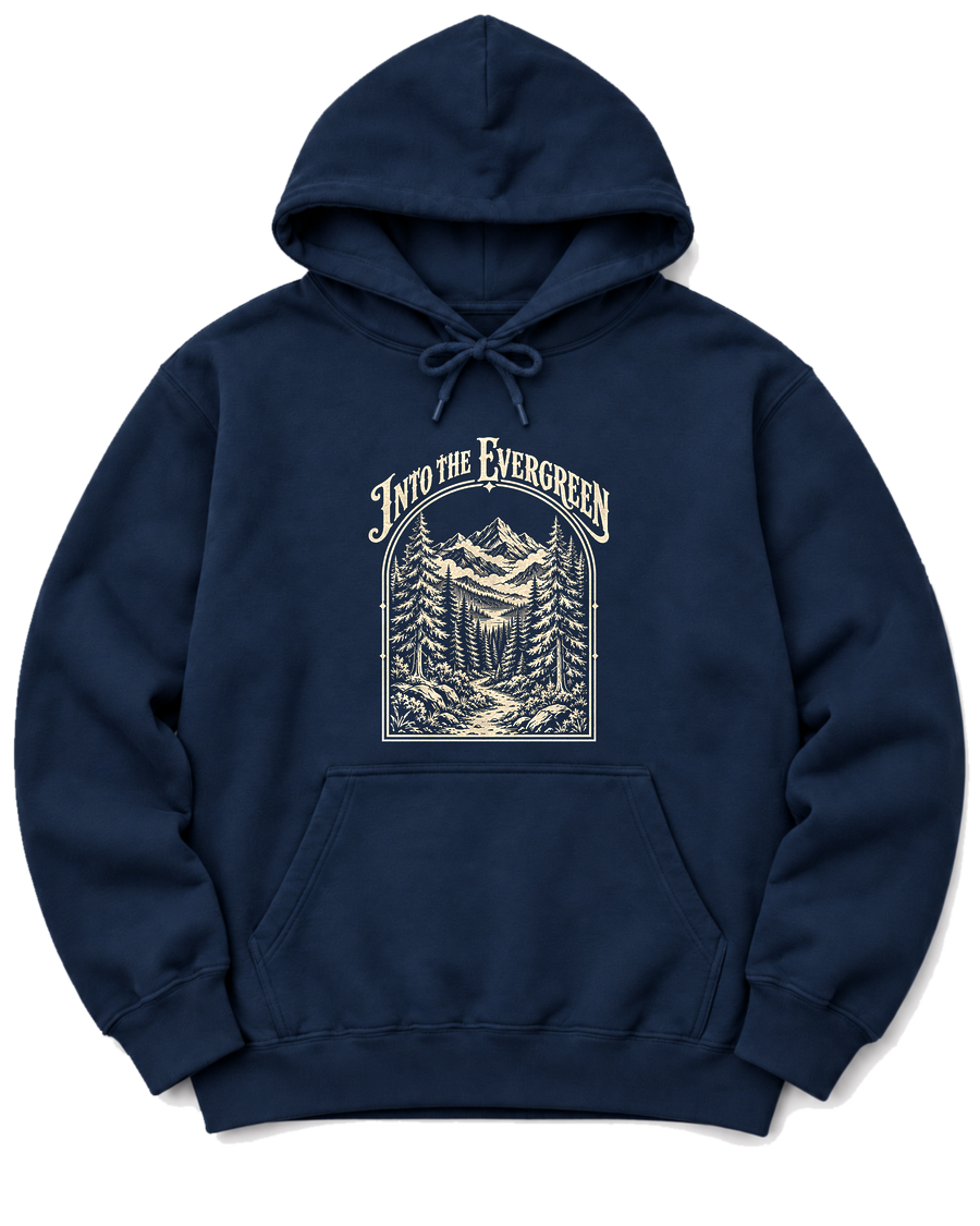 Into the Evergreen Hoodie - Navy