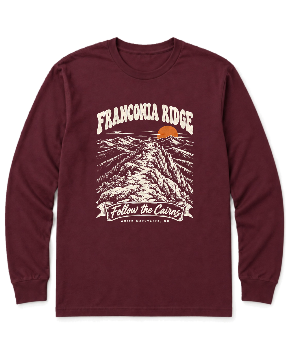 Franconia Ridge Long Sleeve Shirt - Maroon
