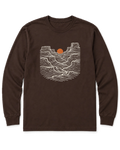 Canyon Sunset Long Sleeve Shirt - Dark Chocolate