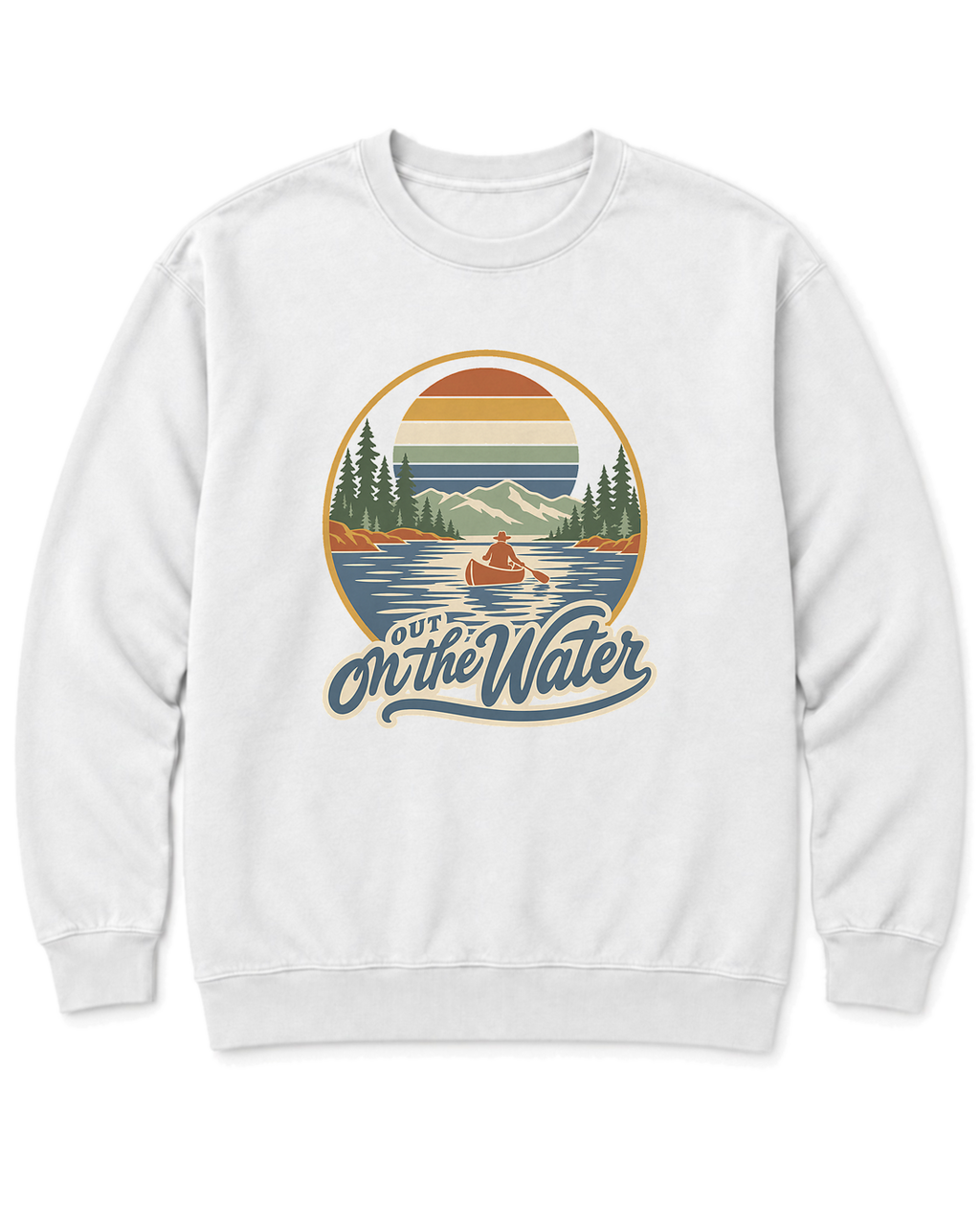 Out on the Water Sweatshirt - White