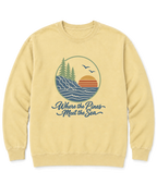 Where the Pines Meet the Sea Sweatshirt - Butter