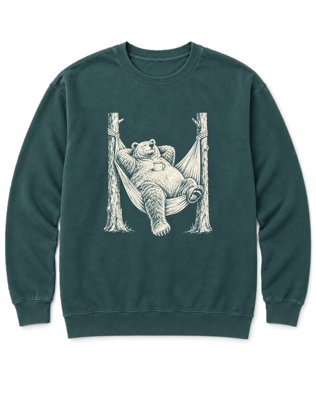 Hammock Grizzly Sweatshirt - Blue Spruce