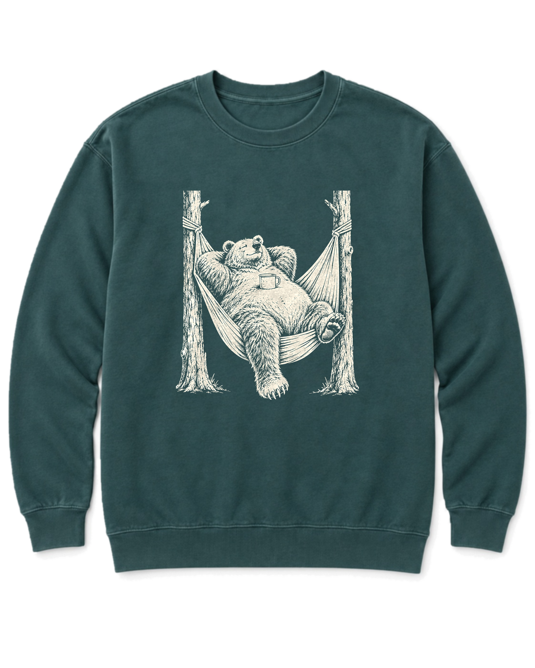 Hammock Grizzly Sweatshirt - Blue Spruce