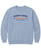 Scenic Views from the Car Sweatshirt - Chambray