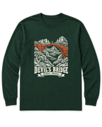 Devil's Bridge Long Sleeve Shirt - Forest Green