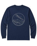 Out Past the Streetlights Long Sleeve Shirt - Navy