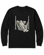 Bigfoot Hammock Long Sleeve Shirt - Black