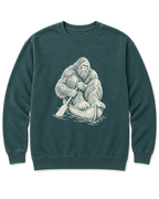 Bigfoot Canoe Sweatshirt - Blue Spruce