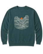 Canyon Sunset Sweatshirt - Blue Spruce